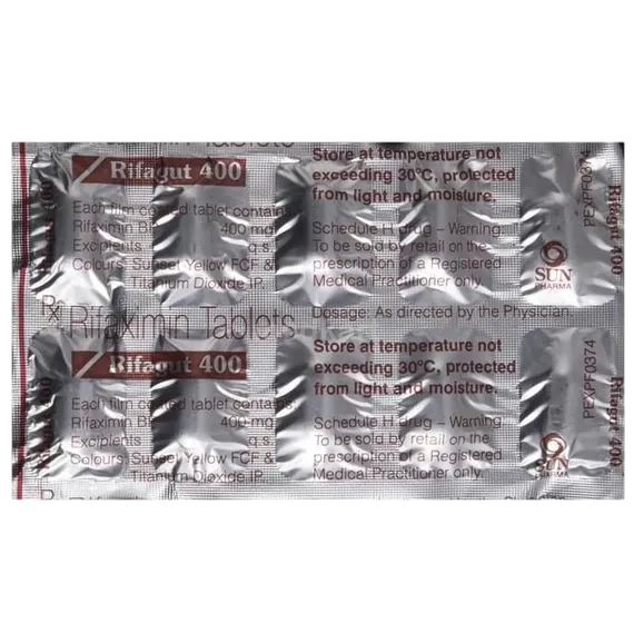 rifagut 400mg tablet 10's